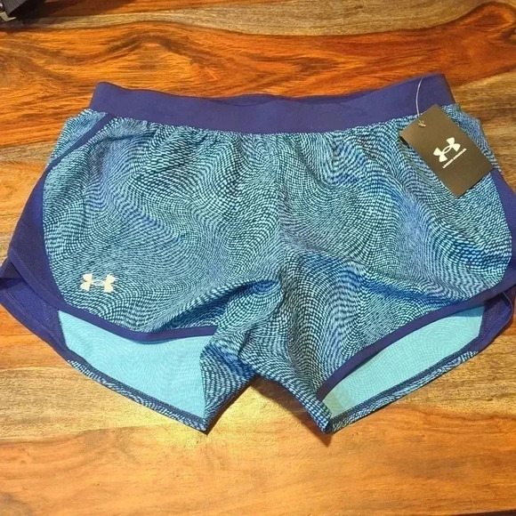 UNDER ARMOUR - WOMENS FLY BY 2.0 PRINTED SHORTS - Picture 1 of 12